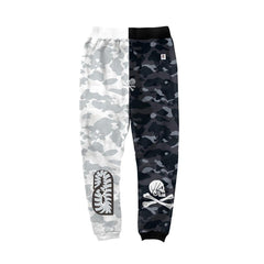 BAPE Camo Shark Sweatpants – Black & Grey Streetwear Joggers