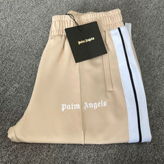 Palm Angels Beige Track Pants Unisex