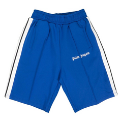 Palm Angels Royal Blue Side Stripe Shorts Unisex Retro Streetwear Sports Shorts