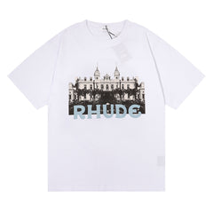 Rhude City Skyline Graphic Short Sleeve T-Shirt