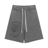 SAINT VANITY Washed Water Drilling Shorts, Five-Piece Set