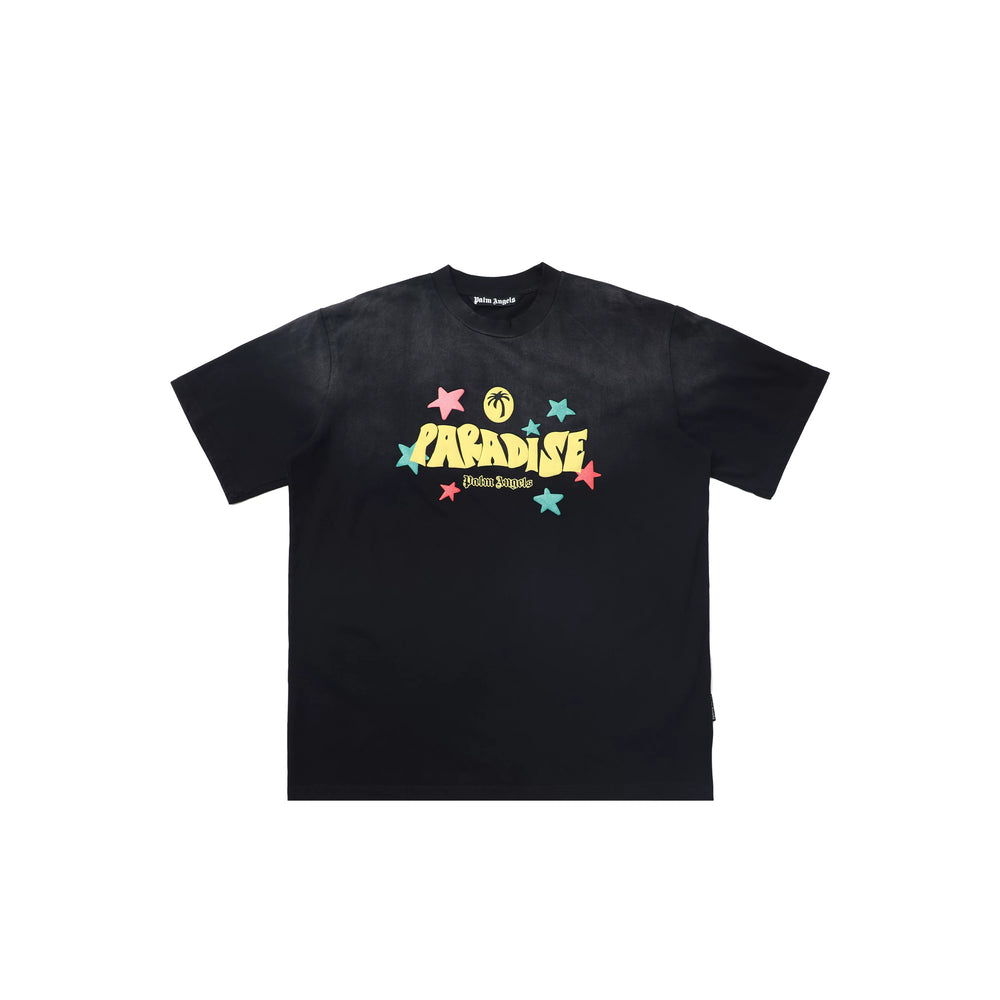 Palm Angels Black Paradise Star Tee
