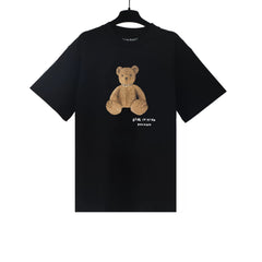 Palm Angels Black Classic Teddy Bear Tee