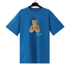 Palm Angels Blue Bear Graphic Tee