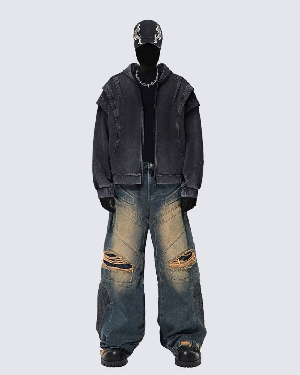 Urban DJeanseconstructed Style Biker