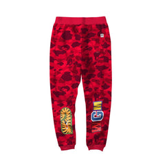 BAPE Red Camo Shark Sweatpants – Bold Streetwear Joggers