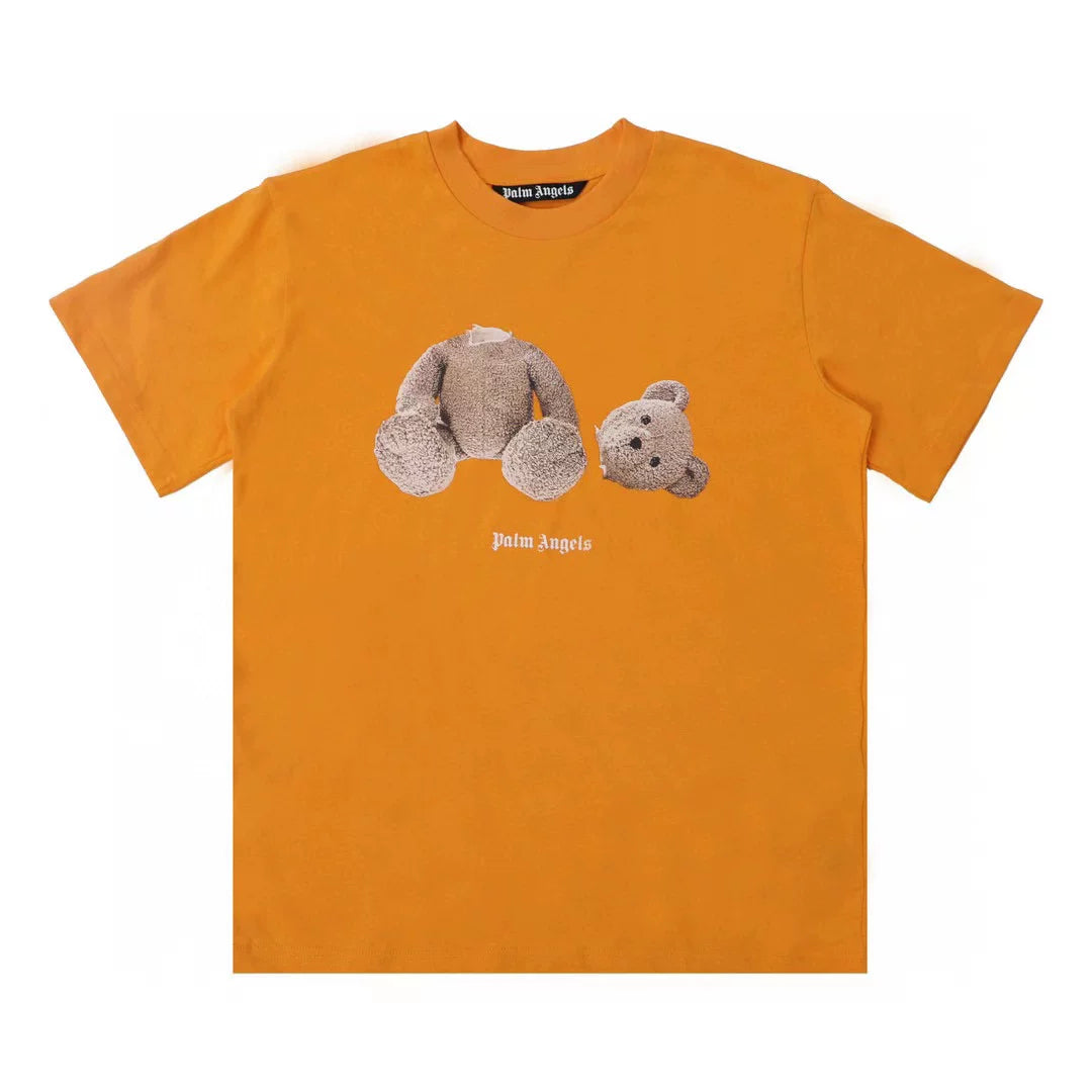 Palm Angel Orange Broken Bear Graphic Tee