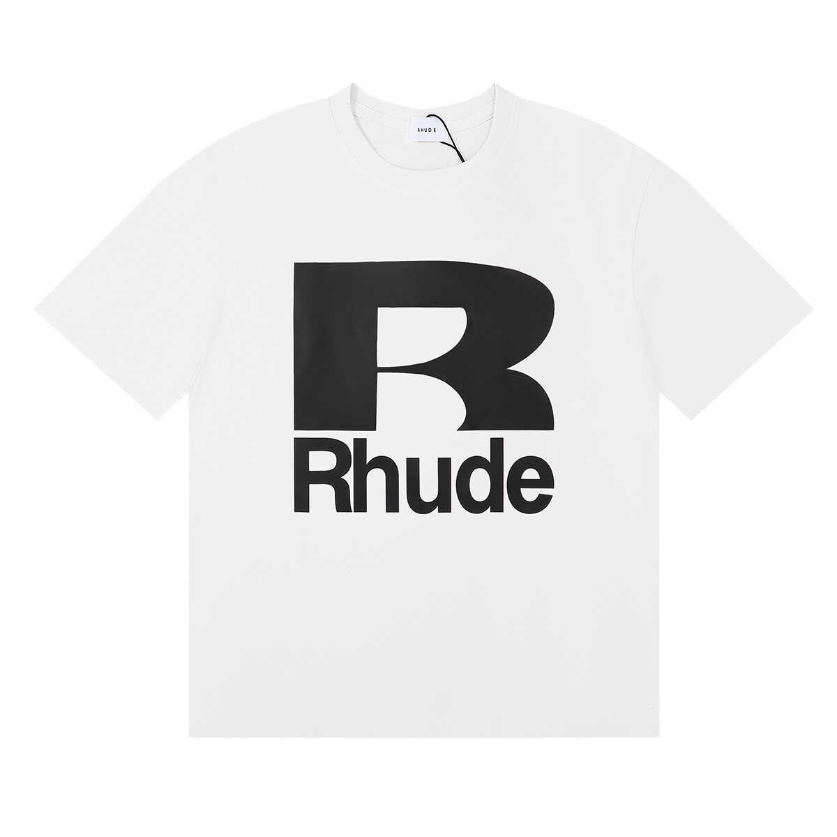 Rhude Big R Logo Front Graphic Short Sleeve T-Shirt