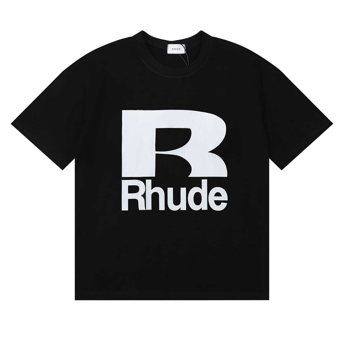 Rhude Big R Logo Front Graphic Short Sleeve T-Shirt