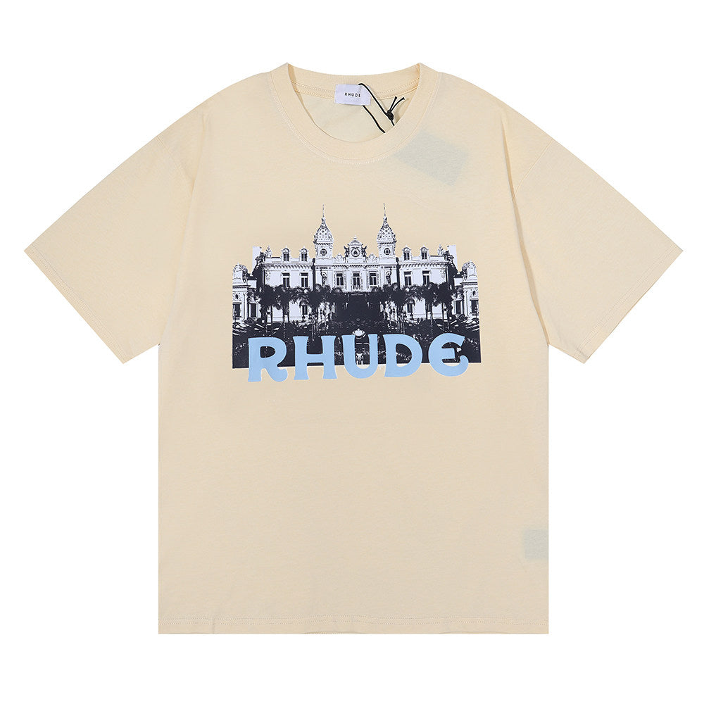 Rhude City Skyline Graphic Short Sleeve T-Shirt