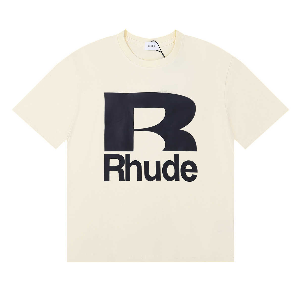 Rhude Big R Logo Front Graphic Short Sleeve T-Shirt