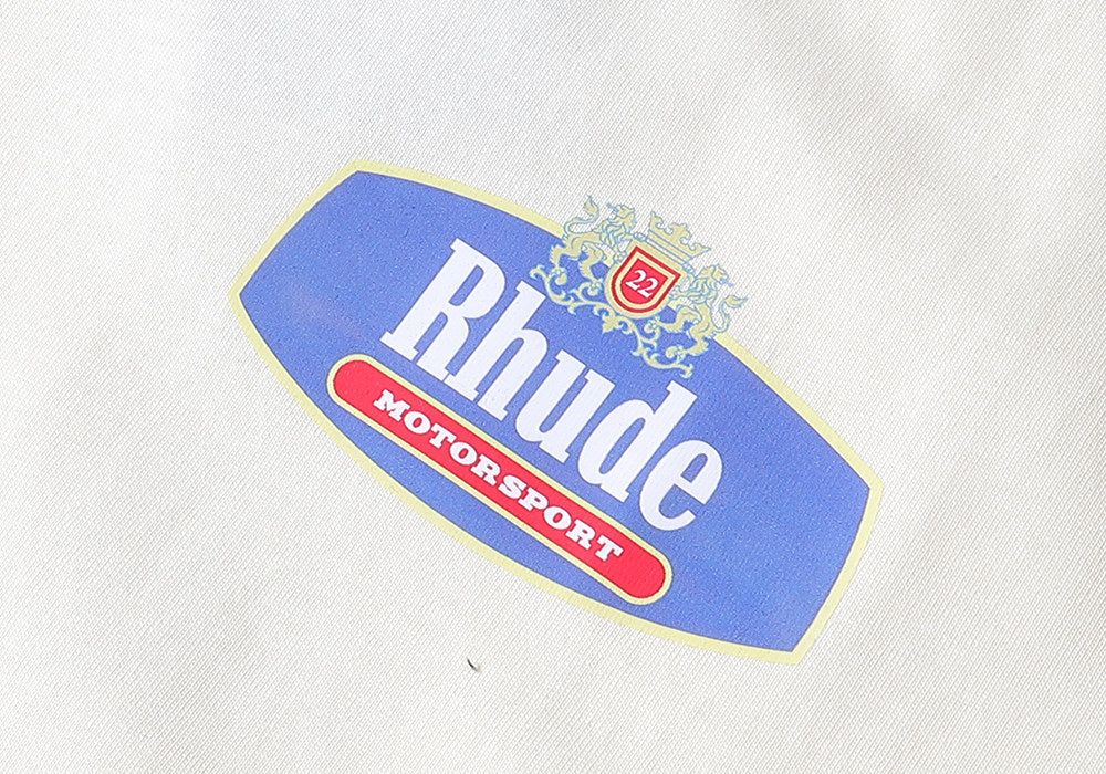RHUDE Motorsport 2022 Commemorative Printed Crew Neck T-Shirt