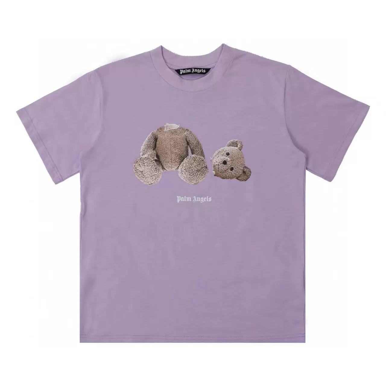 Palm Angel Purple Broken Bear Graphic Tee