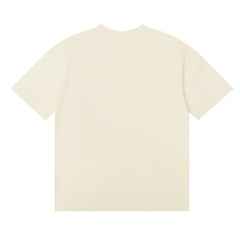rhude复古标语徽标logo印花小众潮牌圆领宽松短袖T恤男女情侣装 (3)