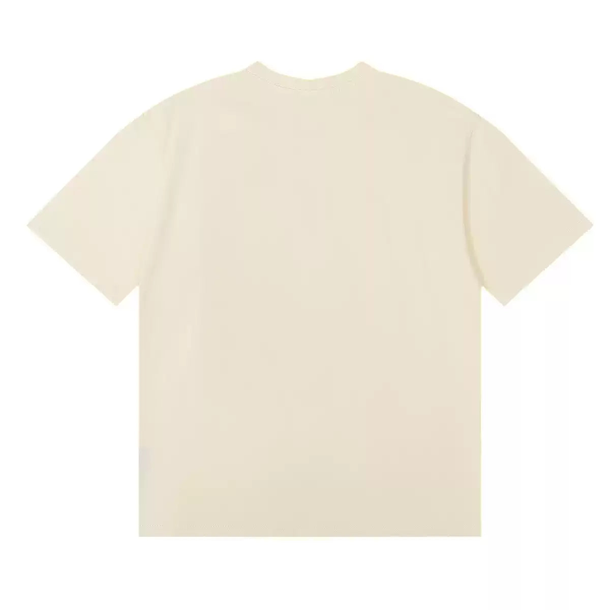 Rhude Racing Motor Badge Graphic Cream Short‑Sleeve Tee
