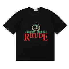 Rhude Yacht Club East Hampton Crest Graphic Short Sleeve T-Shirt