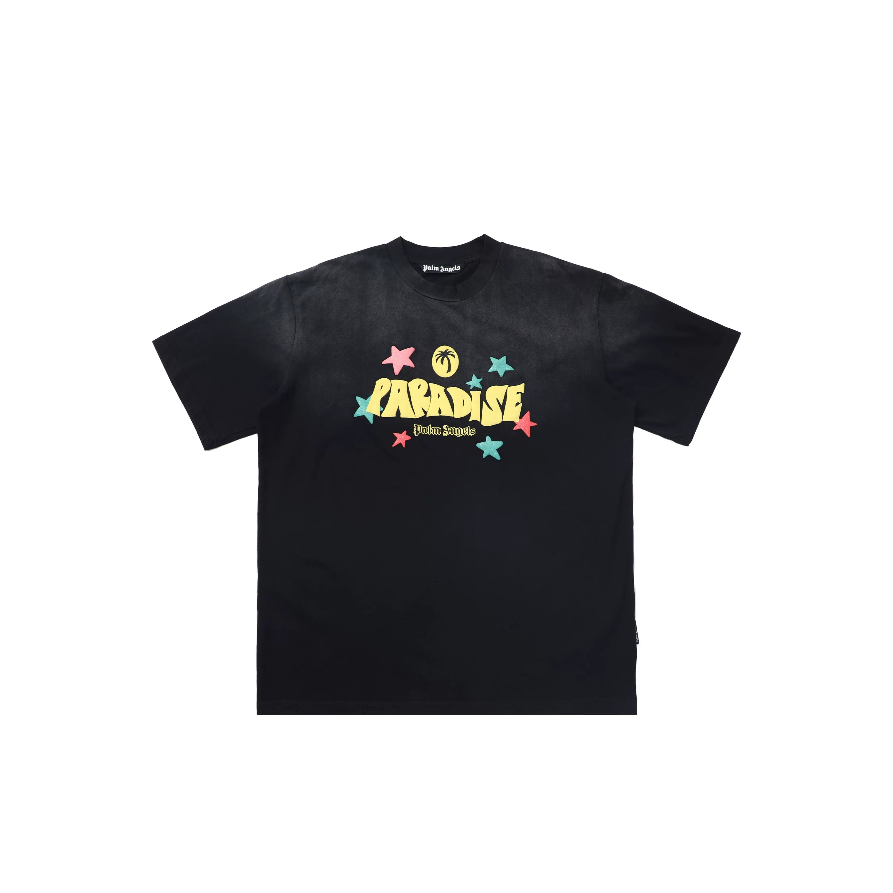 Palm Angels Black Paradise Star Tee