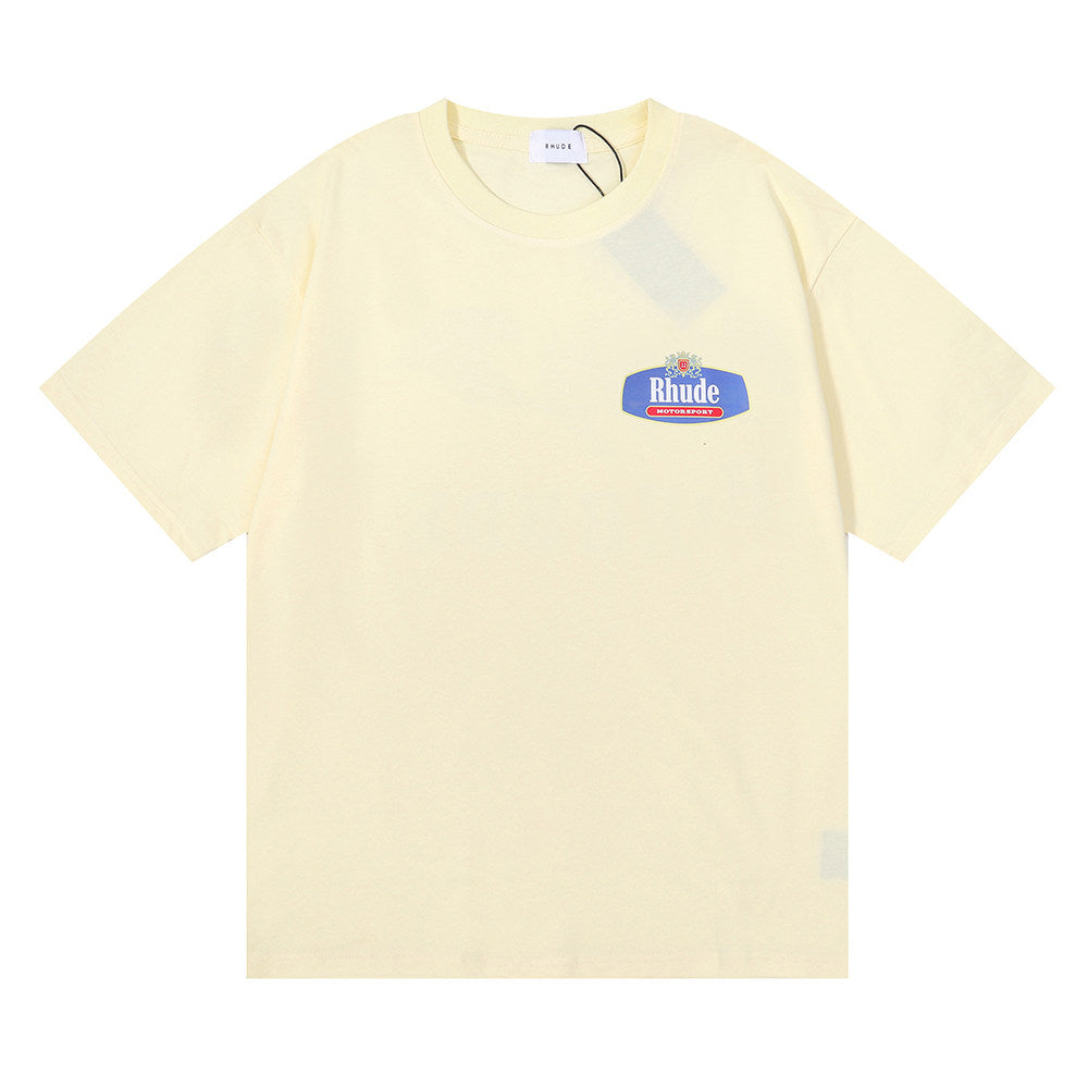 RHUDE Motorsport 2022 Commemorative Printed Crew Neck T-Shirt