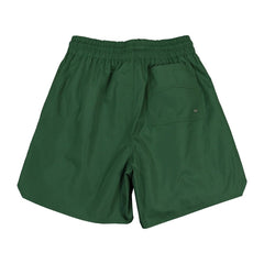 Rhude Bold Logo Yellow Drawstring Green Streetwear Board Shorts