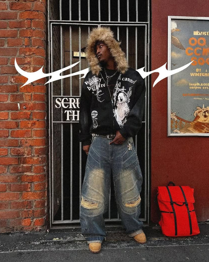 Urban DJeanseconstructed Style Biker