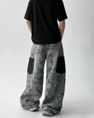 Lightning Camo Washed Blade Jeans