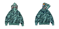 A BATHING APE ABC Camo Shark Full Zip Hoodie